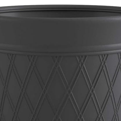 Suncast 12 Pack 14" x 12" Round Resin Decorative Weatherproof Outdoor Hideaway Standard Garden Hose Storage Pot with Drainage Holes, Gray - size: 12 Pack