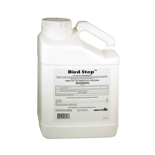 Bird-X Bird Stop Repellent for Geese Woodpeckers Pigeons One Gallon