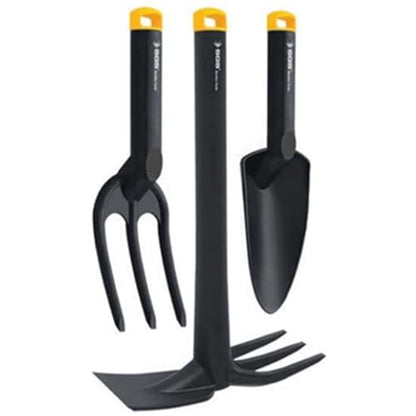 3 Piece Garden Hand Tool Set, Trowel, Fork and Cultivator