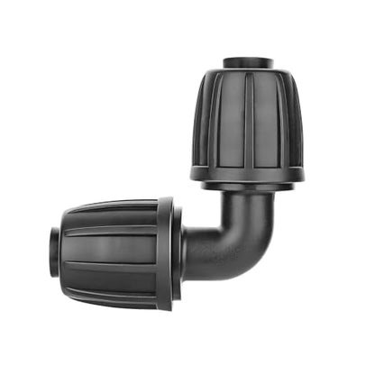 QRITY 1/2 Inch Irrigation Tubing Elbow Fittings Barbed Connectors, 1Pcs - size: D
