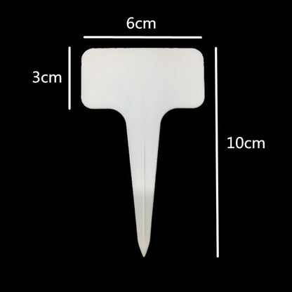 6 Pack Multicolor Waterproof Plastic Plant Labels Garden Markers for Flower Seedlings (B)