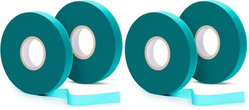 Easytle 4 Pack x 150 ft Stretch Tie Tape Roll, 1/2" Garden Tie Tape, Thick Sturdy Plant Ribbon Garden Green Vinyl Stake Gardening Tools for Indoor Outdoor Patio Plant Use - size: 300 ft (Pack of 2)