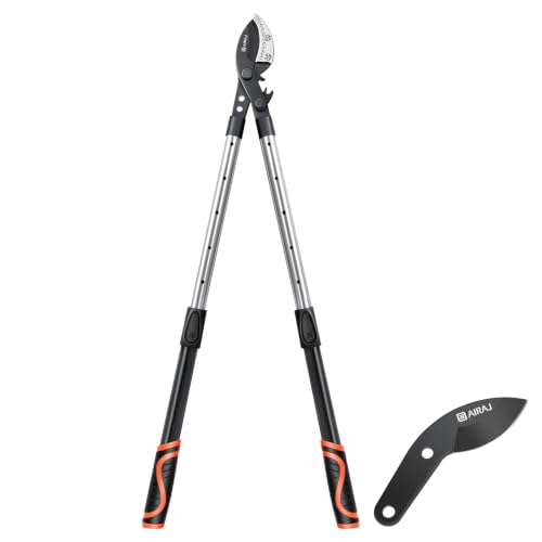 AIRAJ Anvil Loppers for Tree Trimmer Heavy Duty, 26-39'' Tree Branch Cutter - size: 26-39" Anvil Loppers