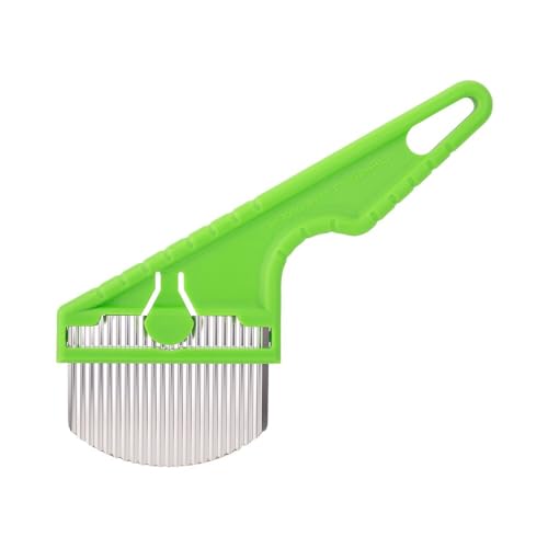 Nisaku NJP2510 Zassou Burush Sidewalk Crack Weeder, Japanese Stainless Steel 3-Inch Curved Blade, 8-Inch Ergonomic Plastic Handle