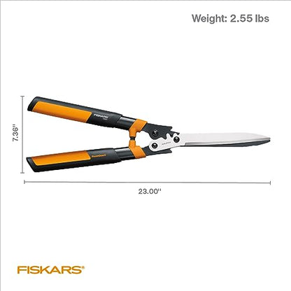 Fiskars 23" PowerGear2 Garden Hedge Shears, Hedge Clippers, 10" Blades - style: 23" PowerGear2