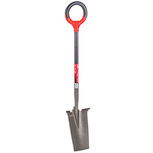 Radius Garden 25111 Pro-Lite Ergonomic Carbon Steel Spade, Red - style: Spade