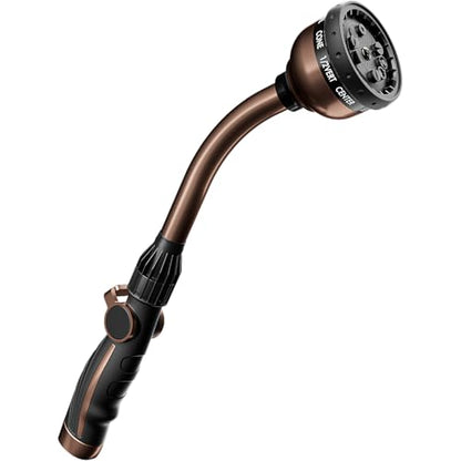 RESTMO Watering Wand Heavy Duty, 15-Inch Long Hose Nozzle Sprayer - color: Oil Rubbed Bronze