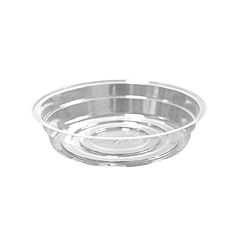 TRUEDAYS 6 Inch 5 Pack Clear Plant Saucers Flower Pot Tray Excellent for Indoor & Outdoor Plants - size: 5-Pack (6'' Only)