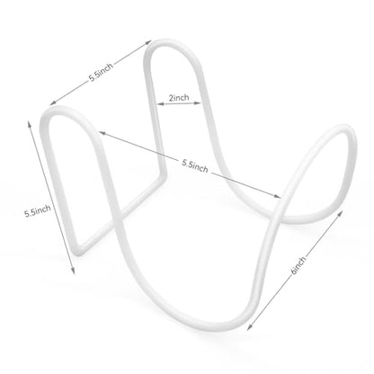 Heavy-Duty Wall Mount Hose Holder, Holds 50-150 FT Hoses, White
