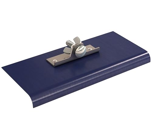 Bon 22-740 Blue Steel Walking Edger 9" x 4" 1/2" Radius 5/8" Depth Two Way Concrete Edging Tool - style: 1/2" x 5/8" Depth