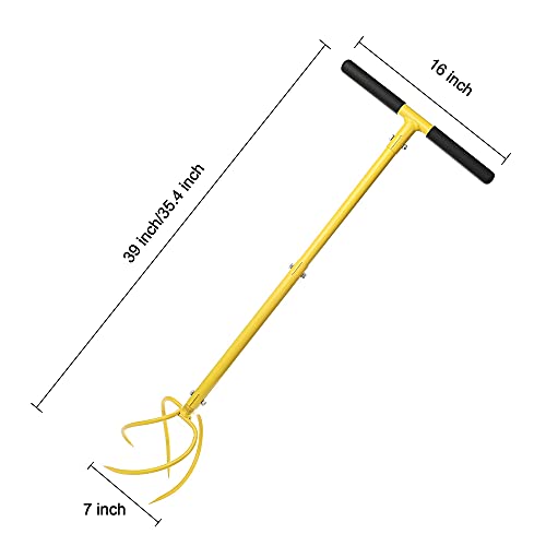 BARAYSTUS Hand Tiller, Twist Garden Claw Cultivator for Soil loosening - style: classic-big head