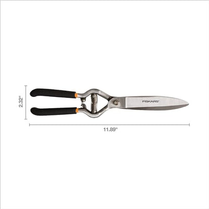 Fiskars 5" Forged Grass Shears, Handheld Grass Clippers for Lawn & Garden - style: Forged