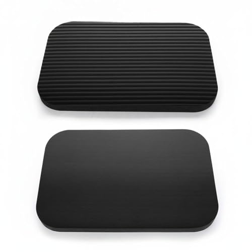 Non‑Slip Yoga Kneeling Pad,Single‑Knee‑Only,11.42"×7.48",Black