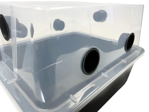 Myco Labs Grower's Select Mushroom 48Q Monotub Fruiting Chamber with Filter Disks and Liner - size: 48 Quart