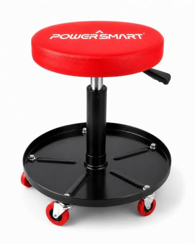 PowerSmart 330 LBS Capacity Roller Seat with 18"-23" Adjustable Height