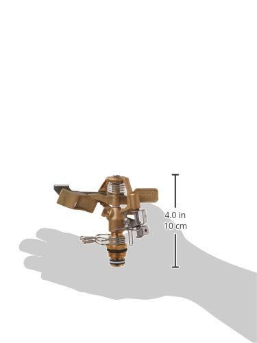 5-Pack Orbit 1/2" BRS Sprinkler Head, Connection, Silver and Gold - size: 5-Pack 1/2" Connection