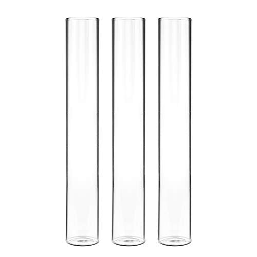 Kingbuy 3 Pack Glass Test Tube Propagation Vase Hydroponic Cuttings Planter - size: 3 Pack