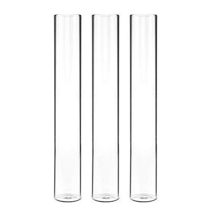 Kingbuy 3 Pack Glass Test Tube Propagation Vase Hydroponic Cuttings Planter - size: 3 Pack