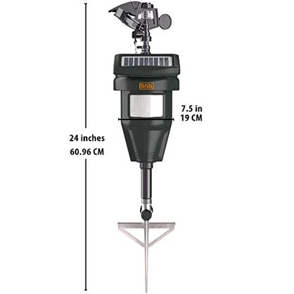 BLACK+DECKER Cat Repellent Outdoor Water Blaster Jet Spray + Flexzilla Garden Hose 5/8 in. x 50 ft - size: Pack of 1