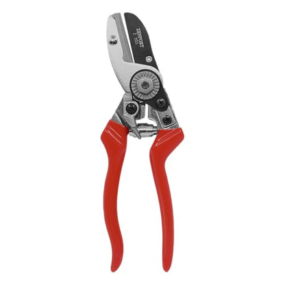 Zenport Z203 Heavy Duty Pruner, Anvil Action, Red Handles, Steel, 8.5-Inch