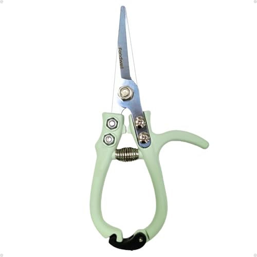 Fondwell 6" Small Pruning Shears Garden Scissors for Indoor Plants Trimming
