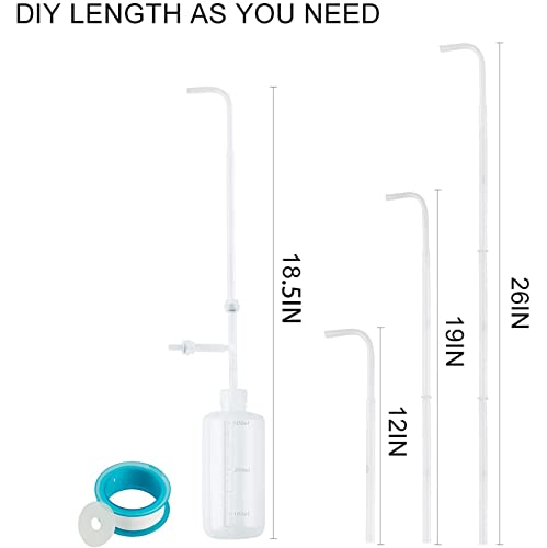BKSAI Hanging Plant Plant Watering Bottle Update Multifunction Watering can with Long Spout Can Anti-backflow Watering System | Indoor or Outdoor | U.S.A Patent Design - color: 500ml