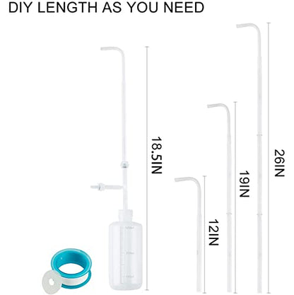 BKSAI Hanging Plant Plant Watering Bottle Update Multifunction Watering can with Long Spout Can Anti-backflow Watering System | Indoor or Outdoor | U.S.A Patent Design - color: 500ml