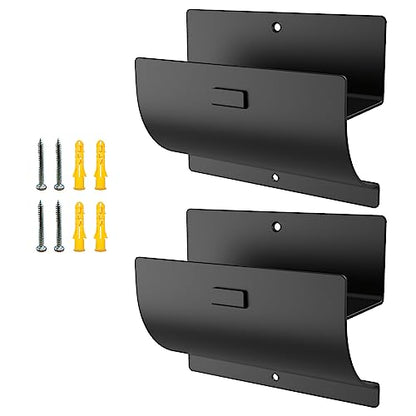 Heavy-Duty Ladder Hanger-Wall Mount Ladder Hooks for Storage-Wheelbarrow Hangers for Garage Wall-2 Pack - size: 2 P