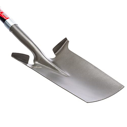 Radius Garden 25111 Pro-Lite Ergonomic Carbon Steel Spade, Red - style: Spade