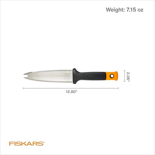 Fiskars Hori Hori Garden Knife with Sheath, Heavy Duty Gardening Hand Tool - style: Hori Knife