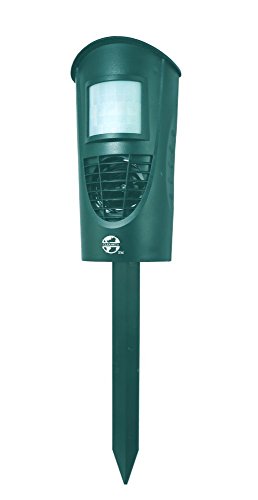 Cleanrth TSAR520 Advanced Ultrasonic Animal Repeller – Triple Scan Technology for Powerful Deterrence of Raccoons, Squirrels, Dogs, Cats, Badgers, Rabbits, Deer, Coyotes, and More