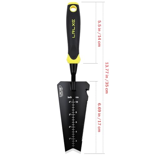 Heavy-Duty Garden Trowel.(Yellow) - color: Black-Yellow