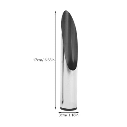 BESPORTBLE Bonsai Soil Scoop: Stainless Steel Soil Scoop Bonsai, Potting Trowel, Succulent Transplanting Garden Scooper for Indoor Plants, Narrow Deep Mouth Hand Tool