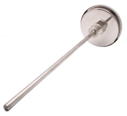 Industrial Bimetal Thermometer, 3" Face x 9" Stem, 0-250°F, S.S. Case - size: [9" Stem, 0-250°F]