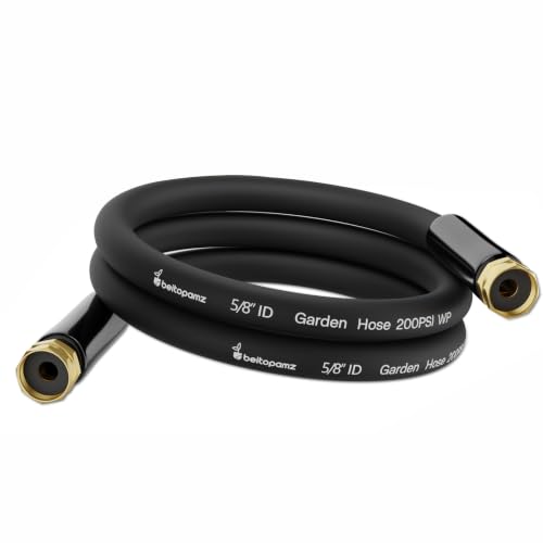 Short Garden Hose 5 ft, Flexible and Durable, Leak-Free Connections - size: 5ft Female to Female
