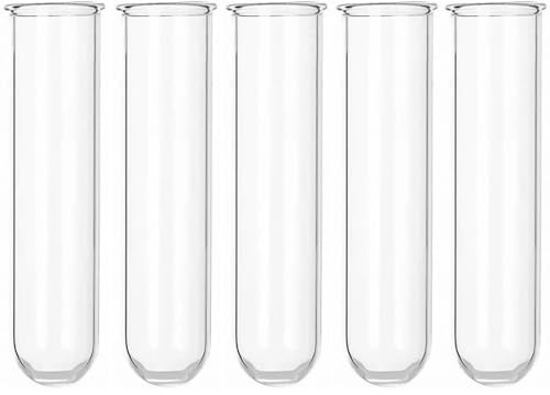 Kingbuy 5 Pack Glass Test Tube Planter, Wall Hydroponic Propagation Vases