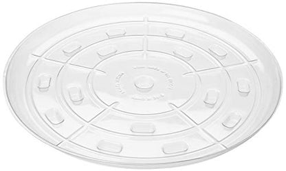 Bosmere S51740 Down Under Plant Saucer, 17", Clear - color: Clear, size: 17"