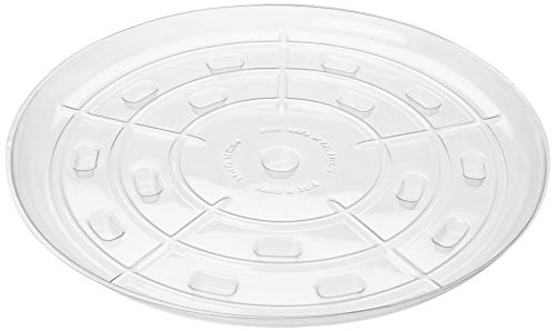 Bosmere S51740 Down Under Plant Saucer, 17", Clear - color: Clear, size: 17"