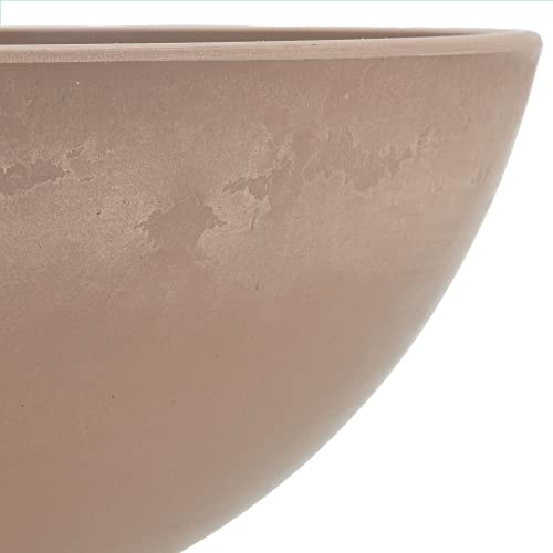 PSW M20TP Garden Bowl, Planter Bowl, Centerpiece-Bowl, Fairy Garden Planter, 8 Inch (Pack of 12) - color: Taupe, size: 8 Inch (Pack of 12)