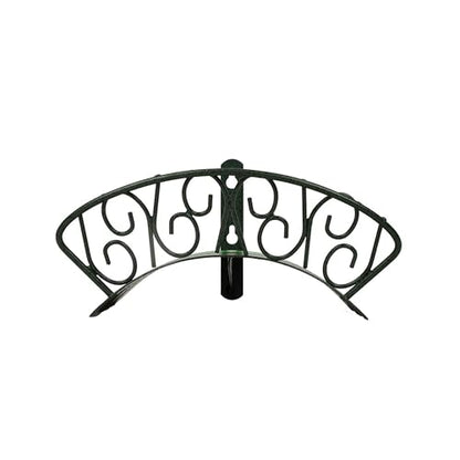 Yard Butler Heavy Duty Wall-Mounted Hose Hanger - Spiral Design, Green - color: Weathered Green, size: Spiral