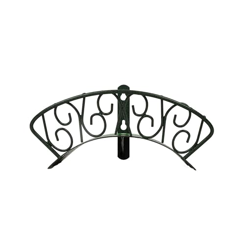 Yard Butler Heavy Duty Wall-Mounted Hose Hanger - Spiral Design, Green - color: Weathered Green, size: Spiral
