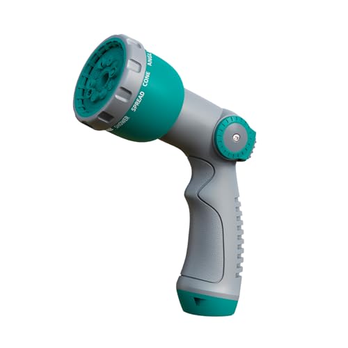 Garden Hose Nozzle, Thumb Control Water Hose Nozzle, Hose Sprayer Nozzle with 10 Adjustable Patterns, Spray Nozzles for Garden Hose, Hose Sprayer for Plants, Lawn, Garden, Car, Pet