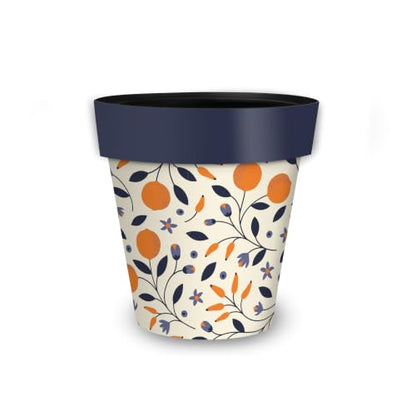 Briarwood Lane Everyday Planter 8.5" x 8.5" x 8.5" Citrus and Vines Small Planter - color: Citrus Vine, size: Small