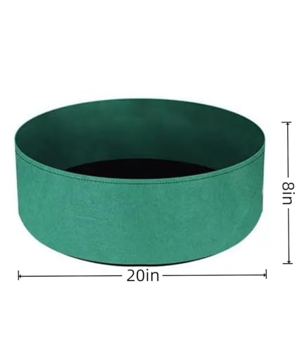 Plant Grow Pot 10 Gallons Fabric Raised Garden Planting Bed Breathable Garden Grow Bags Planting Container Planter Pot for Plants, Herbs, Flowers, Vegetables（4 Black Fertilizer Boxes）