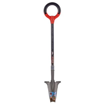 Root Slayer 23311 Perennial Garden Shovel, Fiberglass Shaft, Red - color: Red, size: Medium