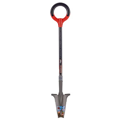 Root Slayer 23311 Perennial Garden Shovel, Fiberglass Shaft, Red - color: Red, size: Medium