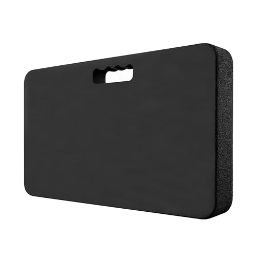 Gardzen Extra Thick Kneeling Pad for Gardening and Work, 1.5 Inch Soft NBR Foam Knee Cushion for Bathing Baby, Large Kneeler Mat for Yoga Exercise, 18x11 Inch, Black - size: 18"x11"x1.5" - 1 Pack