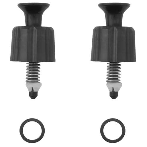 TAODAN 2PCS Sprayer Safety Relief Valve 0.82x1.85inch Plastic Explosion Proof Safety Relief Valve Relief Valve for 3L/5L/8L Manual Backpack Sprayer Black