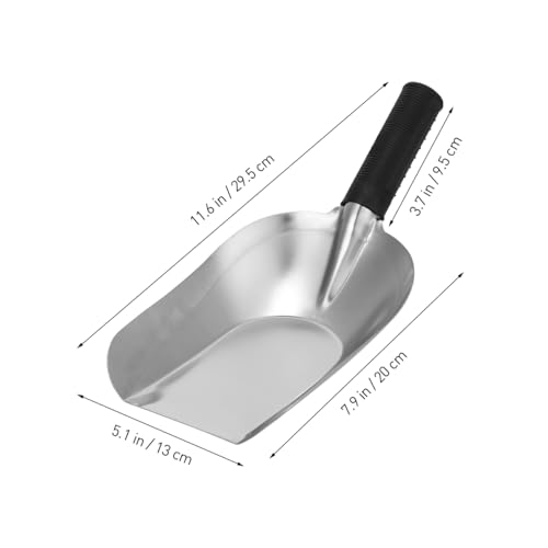 Toddmomy Garden Hand Trowel Stainless Steel Garden Scooper Lightweight Ergonomic Shovel for Digging Transplanting Weeding Planting Indoor Outdoor Container Gardening