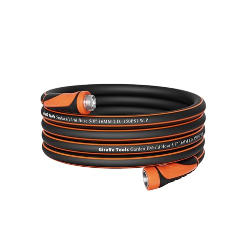 Giraffe Tools Garden Hose 5/8", 25ft Water Hose Heavy Duty - size: 25FT Male to Female
